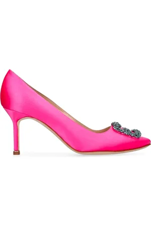 Manolo Blahnik Sko, Dame, Lyserød, 36 EU, Læder, Pumps