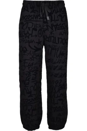 VERSACE Bukser, Herre, Sort, M, Bomuld, Bomuld Modebukser