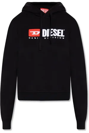 Diesel Sweathshirts & Hoodies, Dame, Sort, S, Bomuld, Hættetrøje