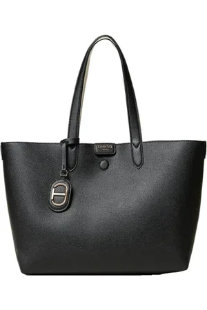 Twin-Set Taske, Dame, Sort, ONE SIZE, Uld, Hvid Skuldertaske til Kvinder