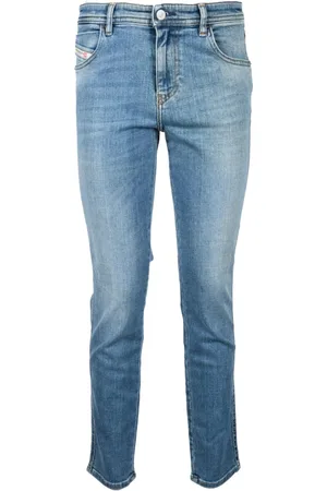 Diesel Jeans, Dame, Blå, W27, Bomuld, Jeans