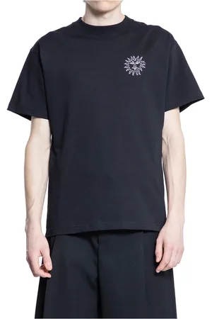 Soulland Top, Herre, Sort, M, Bomuld, Sol Grafisk Sort T-Shirt
