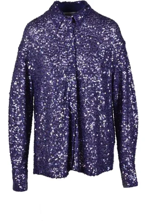 Essentiel Antwerp Bluser & Skjorter, Dame, Lilla, XS, Polyester, Skjorte