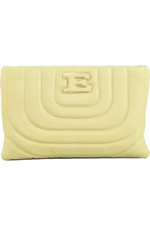 ERMANNO SCERVINO Taske, Dame, Grøn, ONE SIZE, Uld, Lysblå Skuldertaske med Lynlås