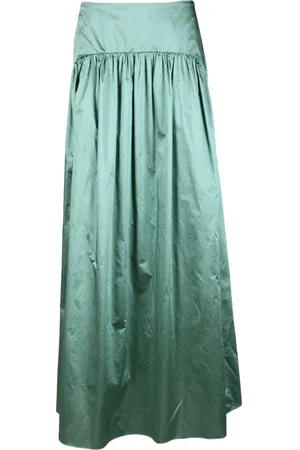 Max Mara Nederdel, Dame, Grøn, 2XS, Polyester, Nederdel
