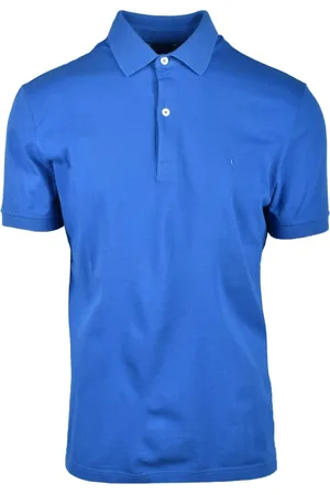 BALLANTYNE Top, Herre, Blå, M, Bomuld, Polo
