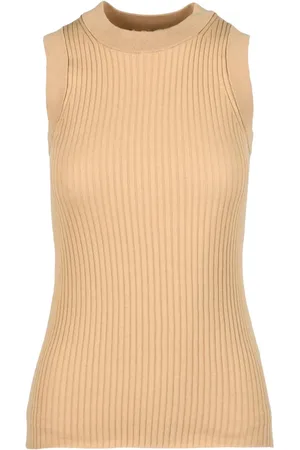 Sportmax Top, Dame, , XS, Bomuld, Ribbet bomuldstop
