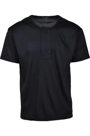 D.A. Daniele Alessandrini Top, Herre, Sort, XL, Bomuld, Stilfuld T-shirt 50% Polyester 50% Bomuld
