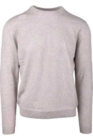 ALPHA STUDIO Strik, Herre, Grå, S, Uld, Maglia