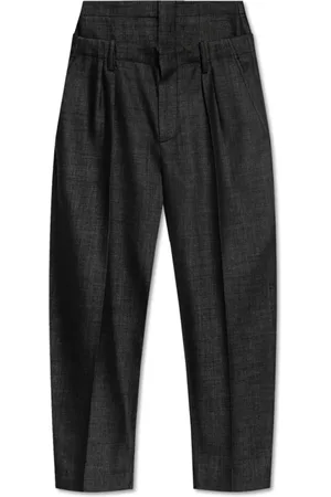Victoria Beckham Bukser, Dame, Sort, S, Uld, Uldbukser