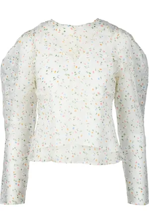 Rohe Bluser & Skjorter, Dame, Hvid, M, Silkeknit Top