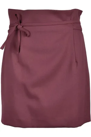 ERIKA CAVALLINI Nederdel, Dame, Brun, XS, Uld, Nederdel