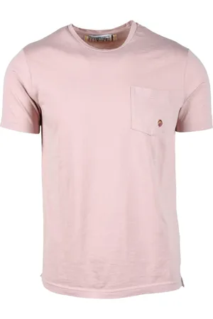 D.A. Daniele Alessandrini Top, Herre, Lyserød, S, Bomuld, Grå Bomuld T-shirt