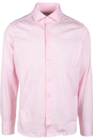 SONRISA Skjorte, Herre, Lyserød, 2XL, Bomuld, Bomuldsskjorte