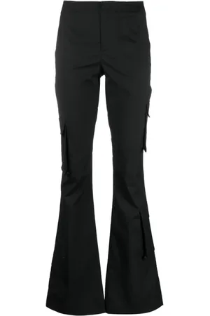 Serafini Bukser, Dame, Sort, S, Elegante Brede Bukser