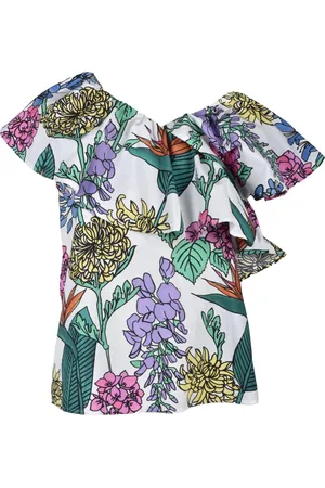 Douuod Woman Bluser & Skjorter, Dame, Flerfarvet, S, Bomuld, Bluse