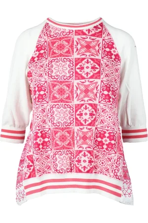 BALLANTYNE Strik, Dame, Lyserød, S, Uld, Stilfuld Strik Top