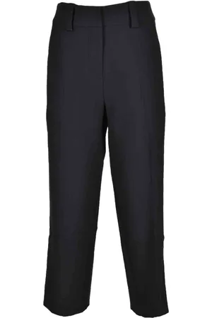 Emporio Armani Bukser, Dame, Sort, 2XS, Bomuld, Elegant bukser med strækbart stof