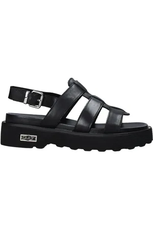 Cult Sko, Dame, Sort, 37 EU, Uld, Trendy Ziggy Sandal i Sort