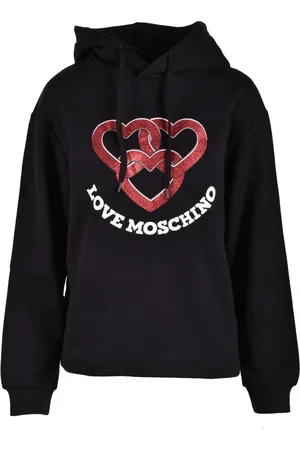 Moschino Sweathshirts & Hoodies, Dame, Sort, S, Bomuld, Top