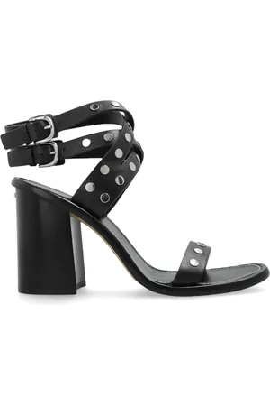 Michael Kors Sko, Dame, Sort, 36 EU, Læder, Irene hælede sandaler