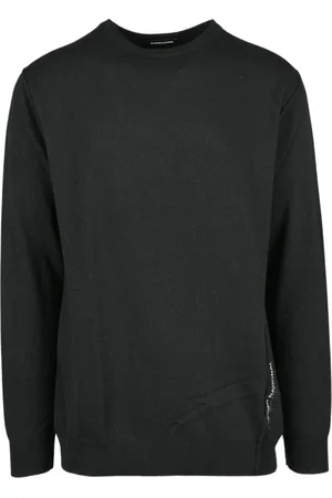 Costume National Strik, Herre, Sort, M, Moderne Sort Sweater til Mænd