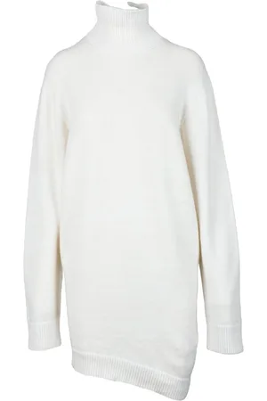 LANEUS Kjole, Dame, Hvid, S, Uld, Dametøj