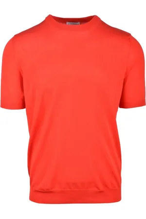BALLANTYNE Top, Herre, Rød, 2XL, Bomuld, Bomuld T-shirt