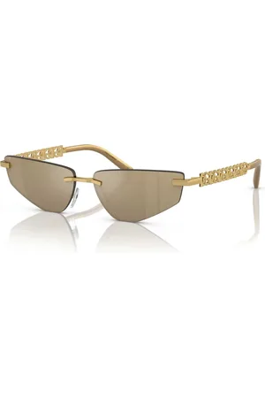 Dolce & Gabbana Tilbehør, unisex, Gul, 58 MM, Uld, Mode Solbriller Dg2301 02/03