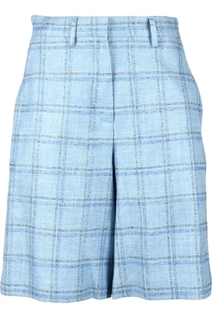 BALLANTYNE Shorts, Dame, Blå, XS, Uld, Bermuda