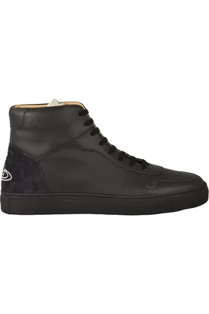 Vivienne Westwood Sko, Herre, Sort, 42 EU, Læder, Læder Sneakers - Gummisål - Sneaker Model