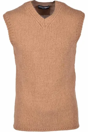 Dolce & Gabbana Strik, Herre, Brun, L, Uld, Maglia