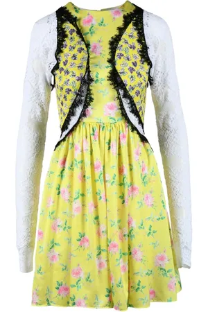 Msgm Kjole, Dame, Flerfarvet, XS, Polyester, Kvinders Kjole i Polyester
