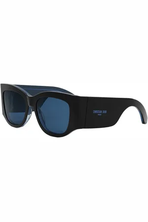 Dior Tilbehør, unisex, Sort, 54 MM, Uld, Stilfulde solbriller med grå linser
