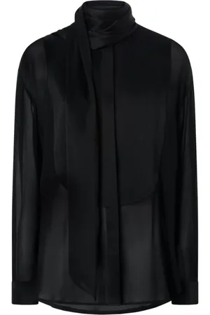 Pinko Bluser & Skjorter, Dame, Sort, XS, Uld, Stilfuld Nero Skjorte til Kvinder