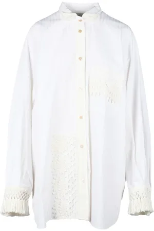 FORTE FORTE Bluser & Skjorter, Dame, Hvid, L, Bomuld, Skjorte