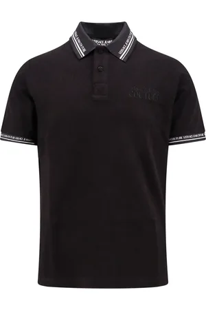 VERSACE Top, Herre, Sort, S, Bomuld, Sorte T-shirts og Polos med Logo