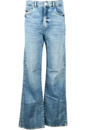 Chiara Ferragni Jeans, Dame, Blå, W27, Bomuld, Stilfulde Jeans med Bomuld og Elastan