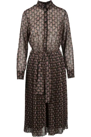 Think! Kjole, Dame, Flerfarvet, S, Polyester, Elegant Kvinders Kjole Polyester