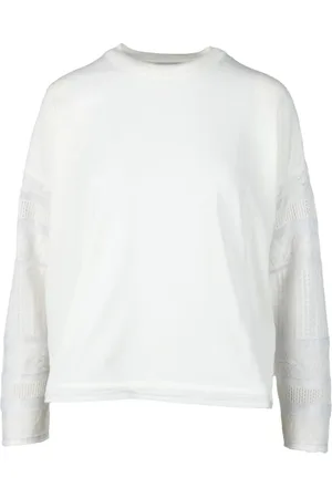 BALLANTYNE Top, Dame, Hvid, XS, Bomuld, Bomuld Blanding Trøje