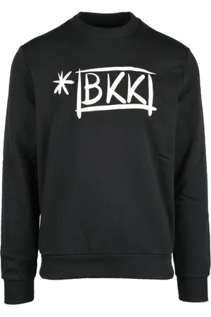 Bikkembergs Sweathshirts & Hoodies, Herre, Sort, S, Bomuld, Bomuldssweatshirt - Model: Felpa