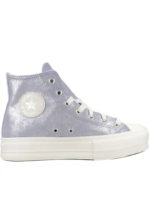 Converse Sko, Dame, Lilla, 41 EU, Hævede Hi-Top Sneakers