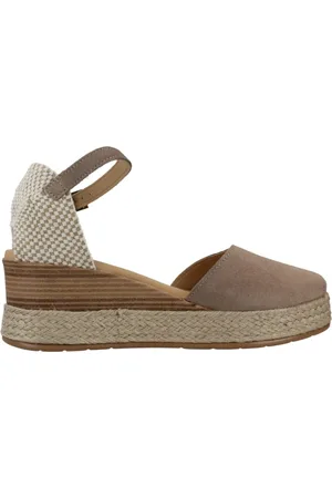 Pitillos Sko, Dame, Brun, 39 EU, Suede, Valenciana Suede Wedges