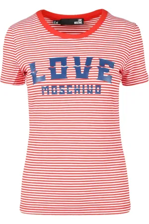 Moschino Top, Dame, Flerfarvet, S, Bomuld, Tshirt
