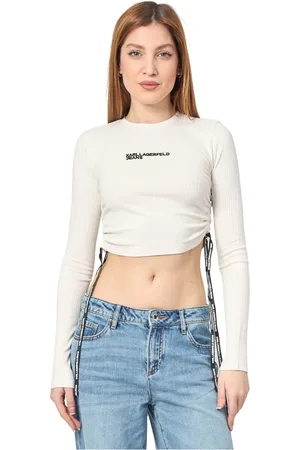 Karl Lagerfeld Top, Dame, Hvid, XS, T-shirts og Polos Hvid