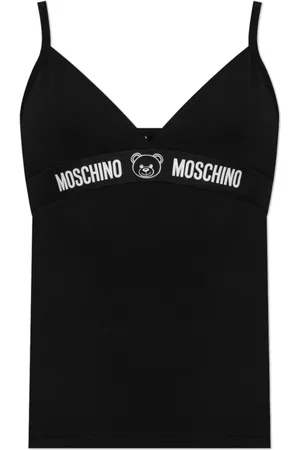 Moschino Top, Dame, Sort, M, Bomuld, Top fra undertøjssamlingen