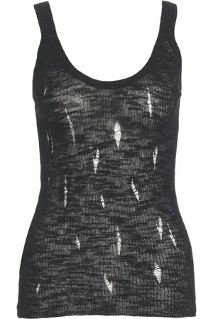 Pinko Top, Dame, Sort, S, Sort Scoop Neck Tank Top