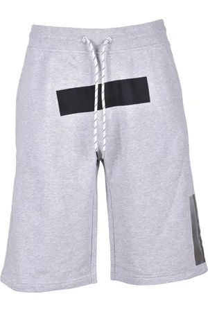 Bikkembergs Shorts, Herre, Grå, S, Bomuld, Bomuld Bermuda Shorts
