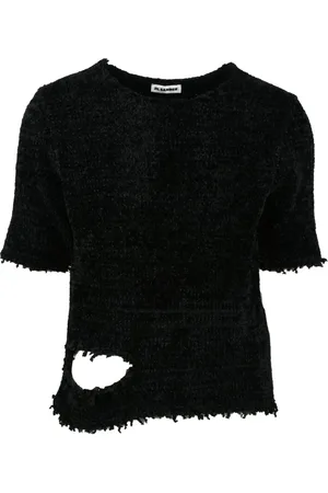 Jil Sander Strik, Herre, Sort, M, Bomuld, Maglia