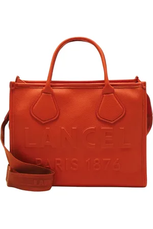 LANCEL Taske, Dame, Rød, ONE SIZE, Læder, Rød Læder Shopper Taske